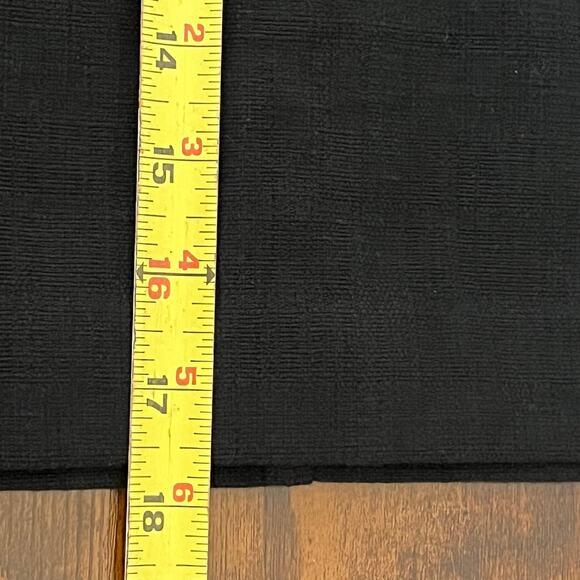 Loft Petites Black Cotton Blend Skirt with Two Front Pockets Size 00P - Picture 8 of 8